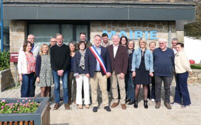 Le maire et ses adjoints : 